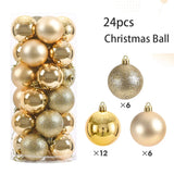 Christmas Tree Ornaments Ball Set (24pcs)