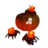 Spider Flameless Tea Lights, 12 Pack