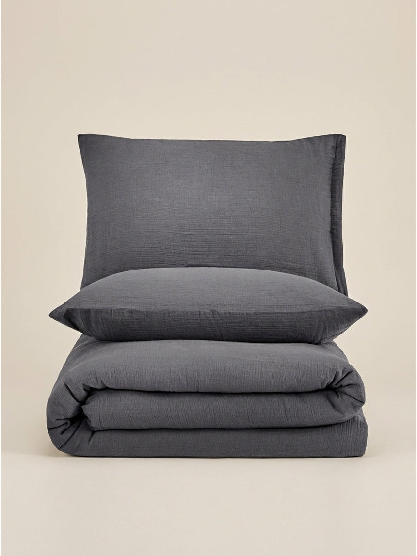 Muslin bedding set, 200x220 cm 3 pieces