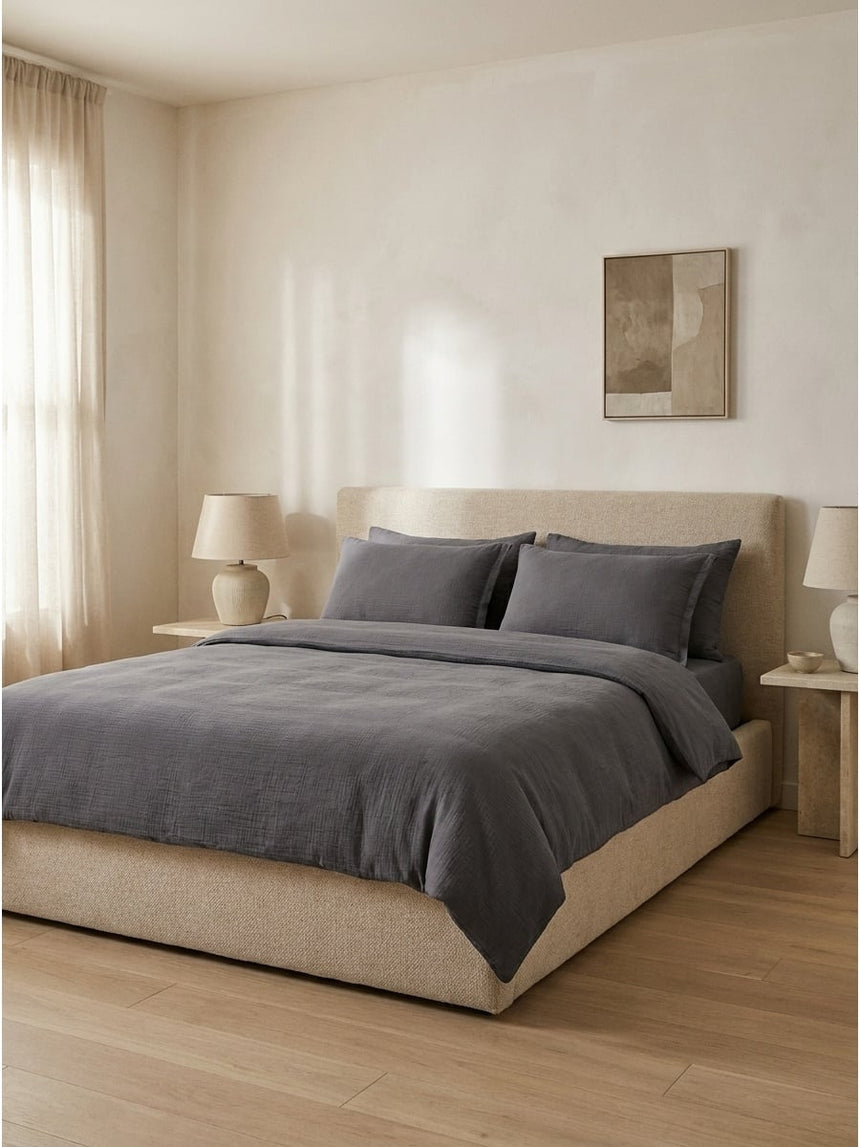 Muslin bedding set, 200x220 cm 3 pieces