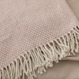 Haze Fringed Throw, 130 x 170 cm, Pink