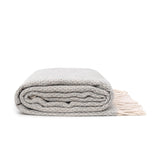 Haze Fringed Throw, 130 x 170 cm, Grey