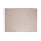 Haze Fringed Throw, 130 x 170 cm, Brown