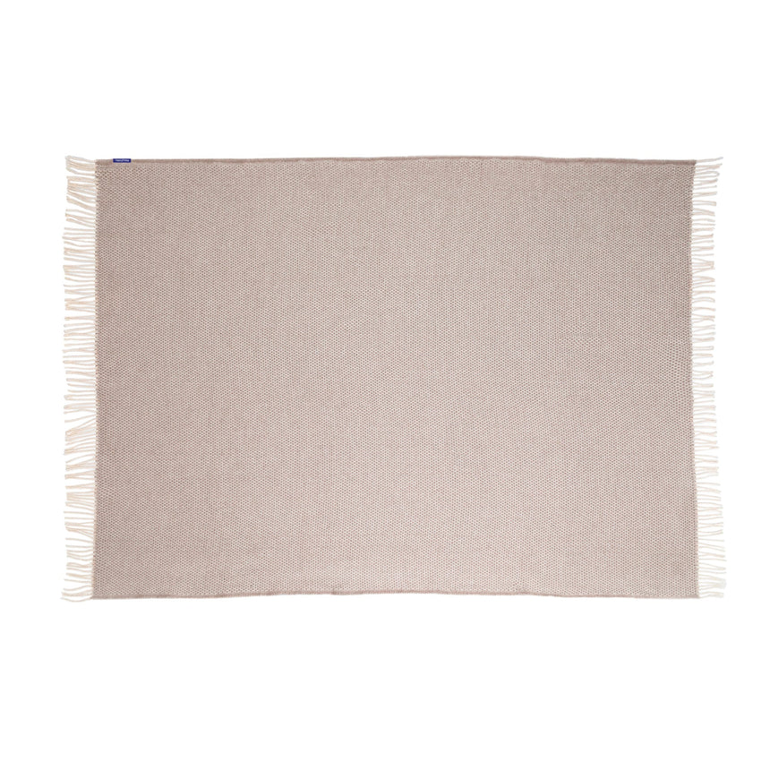 Haze Fringed Throw, 130 x 170 cm, Brown