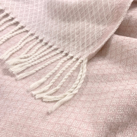 Coast Fringed Throw, 130 x 170 cm, Pink