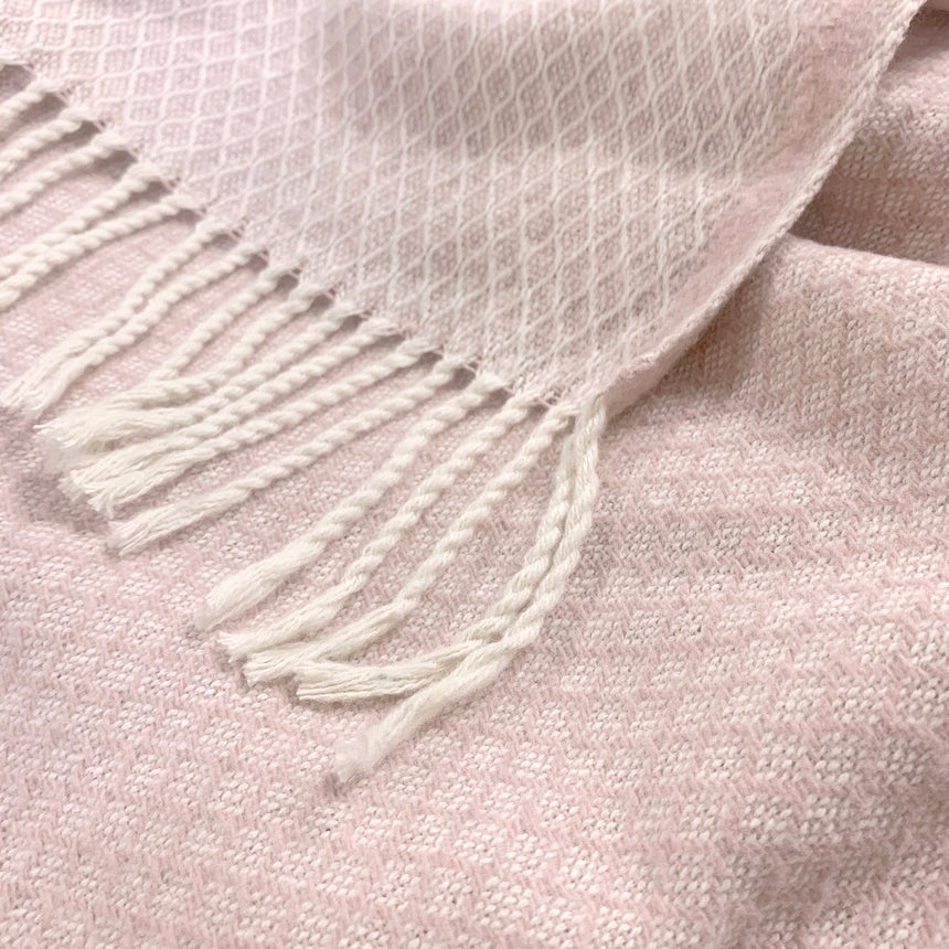 Coast Fringed Throw, 130 x 170 cm, Pink