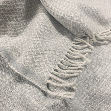 Coast Fringed Throw, 130 x 170 cm, Grey