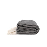 Marsh Fringed Throw, 130 x 170 cm, Dark Grey
