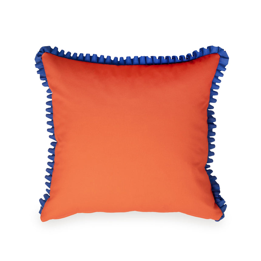 Bloom Play Ruffled Cotton Cushion Cover, 50 x 50 cm