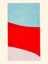 Beach Towel Berry Organic Cotton Pocket