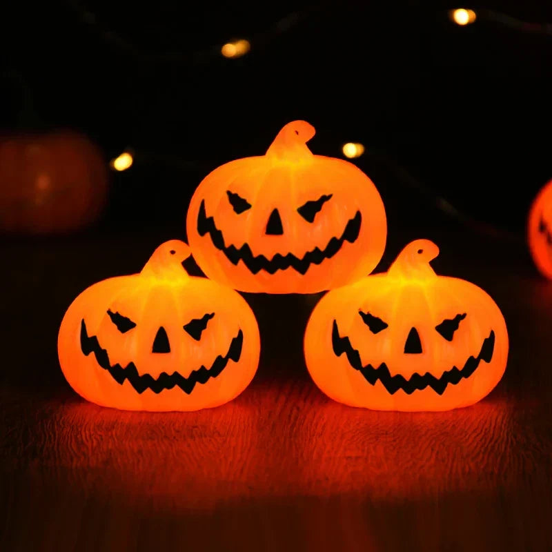 Pumpkin LED Night Lights, 6 Pieces