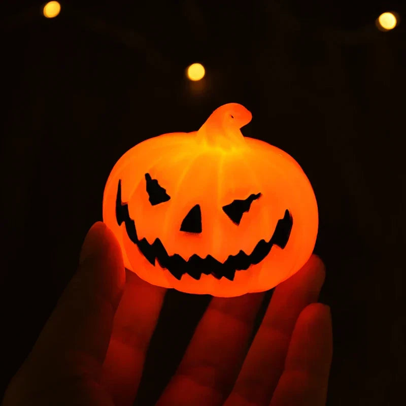 Pumpkin LED Night Lights, 6 Pieces