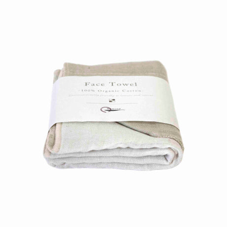 Face Towel Organic Cotton, 35 x 35 cm, Green