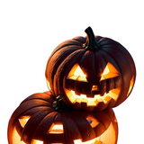 LED Pumpkin Lights with Remote, 4 Pieces
