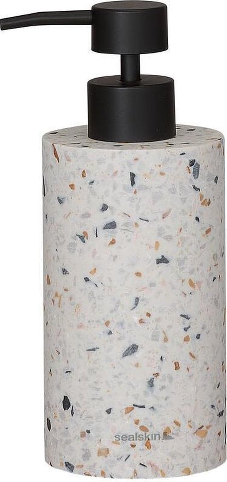 Free-standing soap dispenser in a terrazzo finish, 260 ml