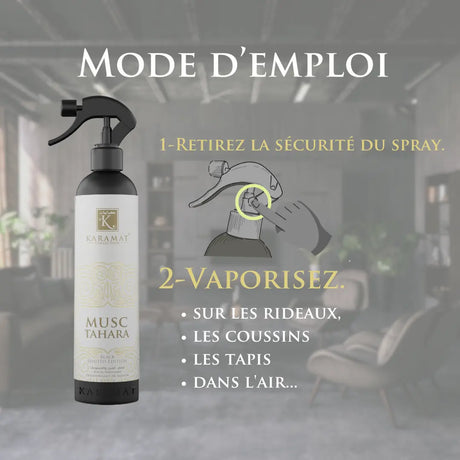 Musc Tahara Room and Linen Spray, 500 ml