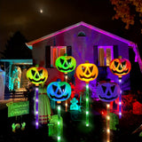 Solar Pumpkin Garden Lights, 6 Lights