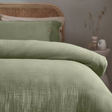 Duvet Cover Lark Muslin – Eucalyptus