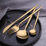 Dinner Fork Matte Stainless Steel