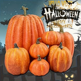 Decorative Pumpkin Set, 7 Pieces