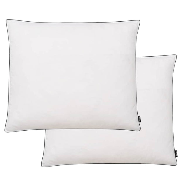 White down and feather pillows, set of two