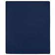 Navy blue cotton jersey fitted sheet