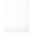 White cotton jersey fitted sheets, set of two