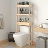 Vidaxx toilet rack 63x26x171 cm solid pine wood