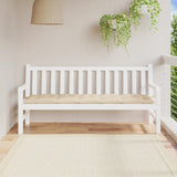 Beige Oxford fabric garden bench cushion