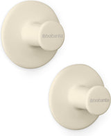 Brabantia renew towel hooks - 2 pieces - without drilling - soft beige
