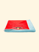 Beach Towel Berry Organic Cotton Pocket