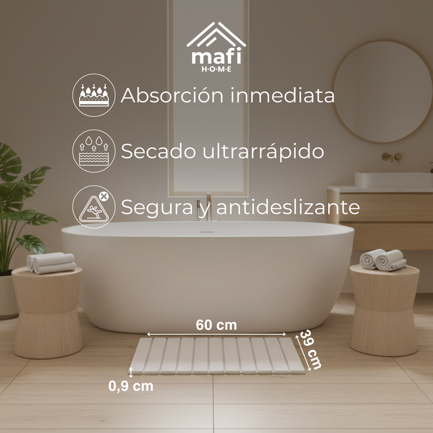 Mafi Home® | Alfombra de Diatomita Flexible 39×60