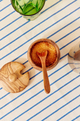 Sugar Bowl Olive Wood Lid & Spoon