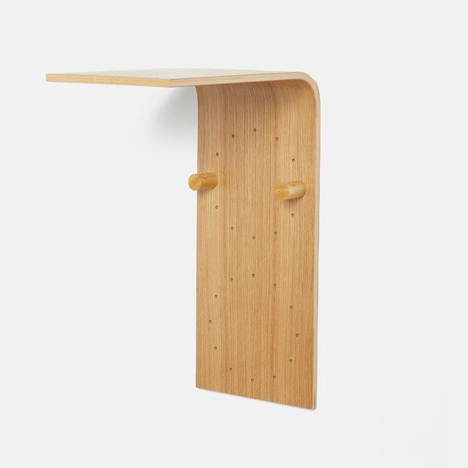Wall Shelf Brera, Wood Floating Shelf