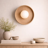 Silo wall light in plant-based composite