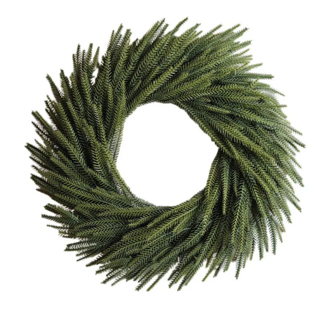 Artificial pine needle Christmas wreath
