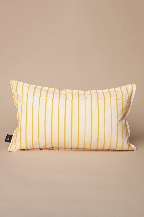 Cushion Cover Chain Pattern Yellow – 30 × 50 cm