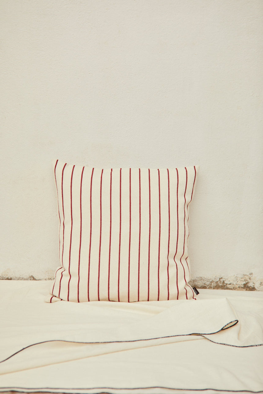Cushion Cover Canvas Burgundy