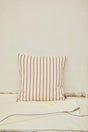 Burgundy canvas cushion cover