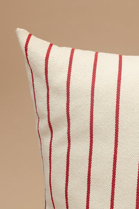 Cushion Cover Canvas Burgundy