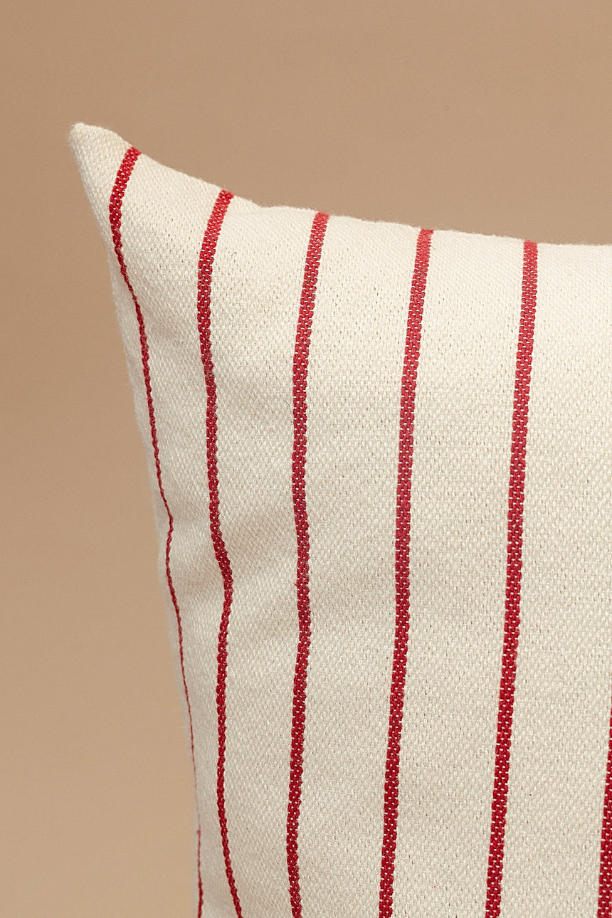 Cushion Cover Canvas Burgundy