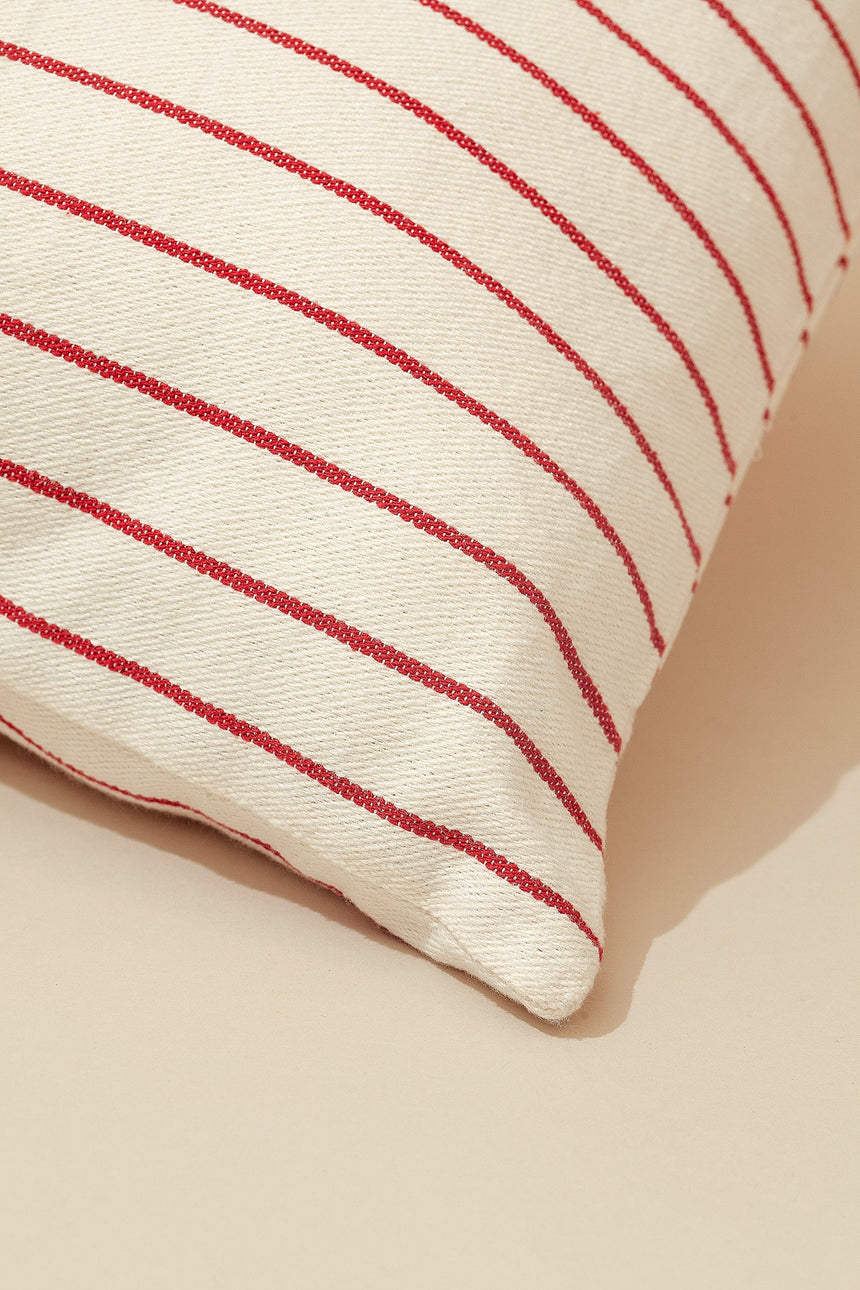Cushion Cover Canvas Burgundy
