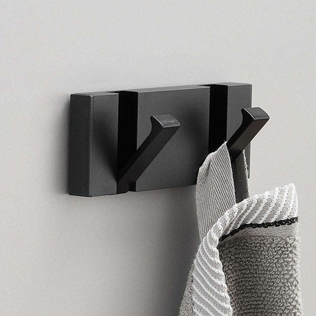 Wall Coat Rack Palermo, Black Metal