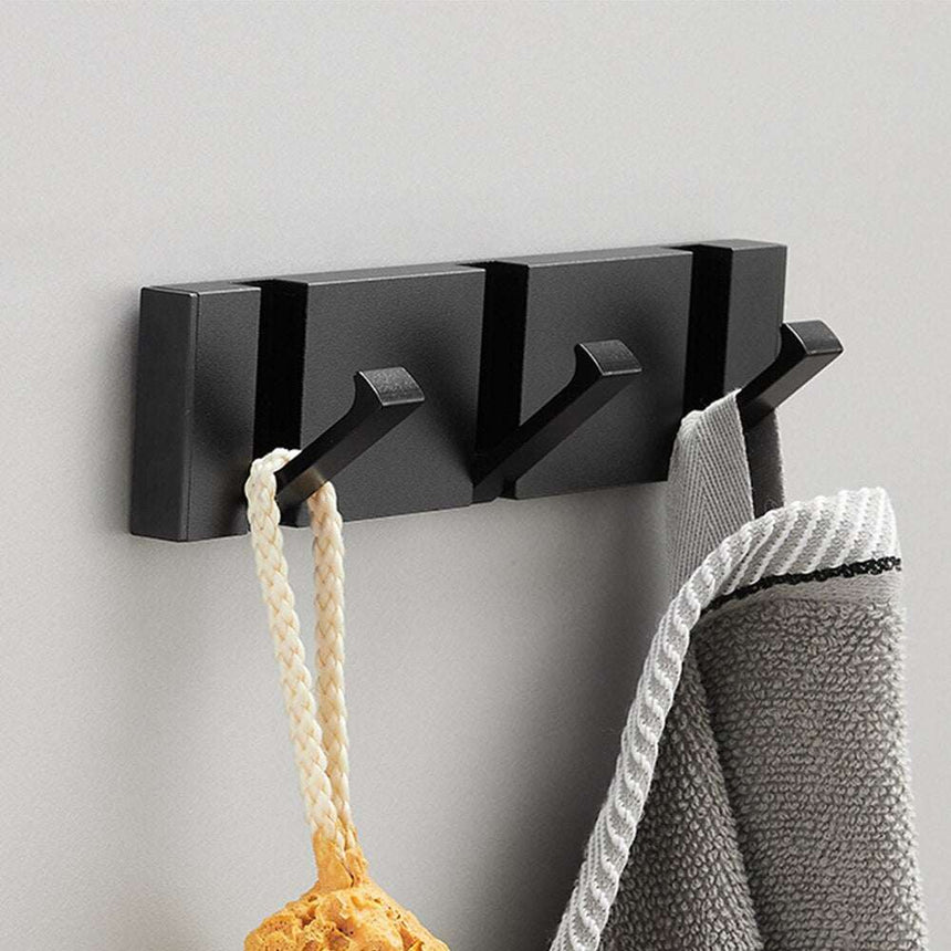 Wall Coat Rack Palermo, Black Metal