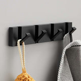 Wall Coat Rack Palermo, Black Metal