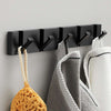 Wall Coat Rack Palermo, Black Metal