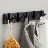 Wall Coat Rack Palermo, Black Metal