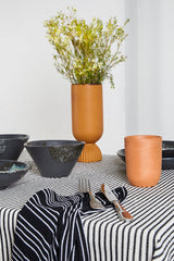 Tablecloth Loneta Black & White Stripe