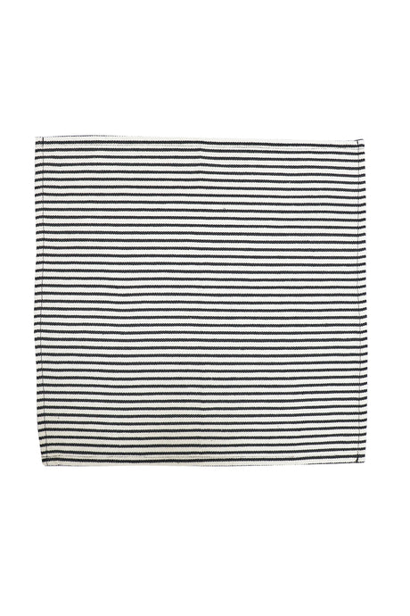 Napkin Loneta Black & White Stripe – Set of 2