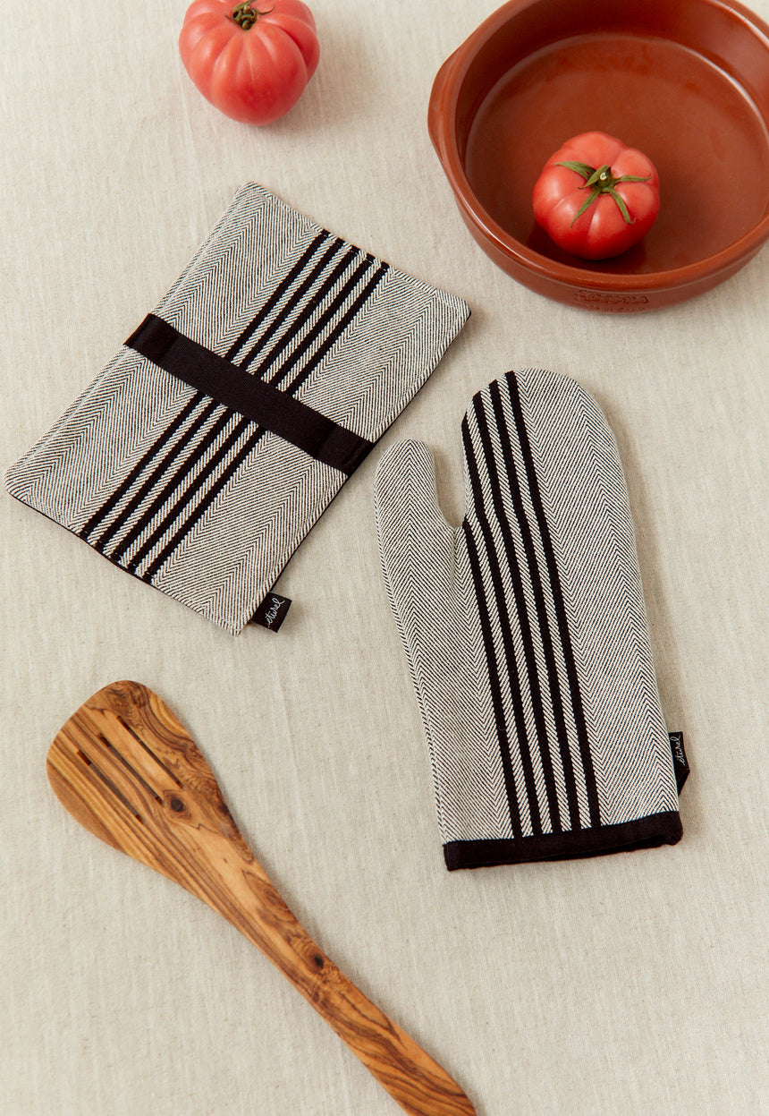 Oven Set Burgos Twill Black